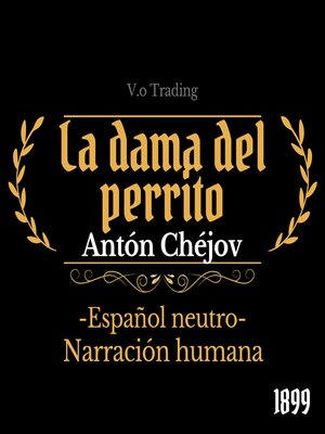 cover image of La dama del perrito